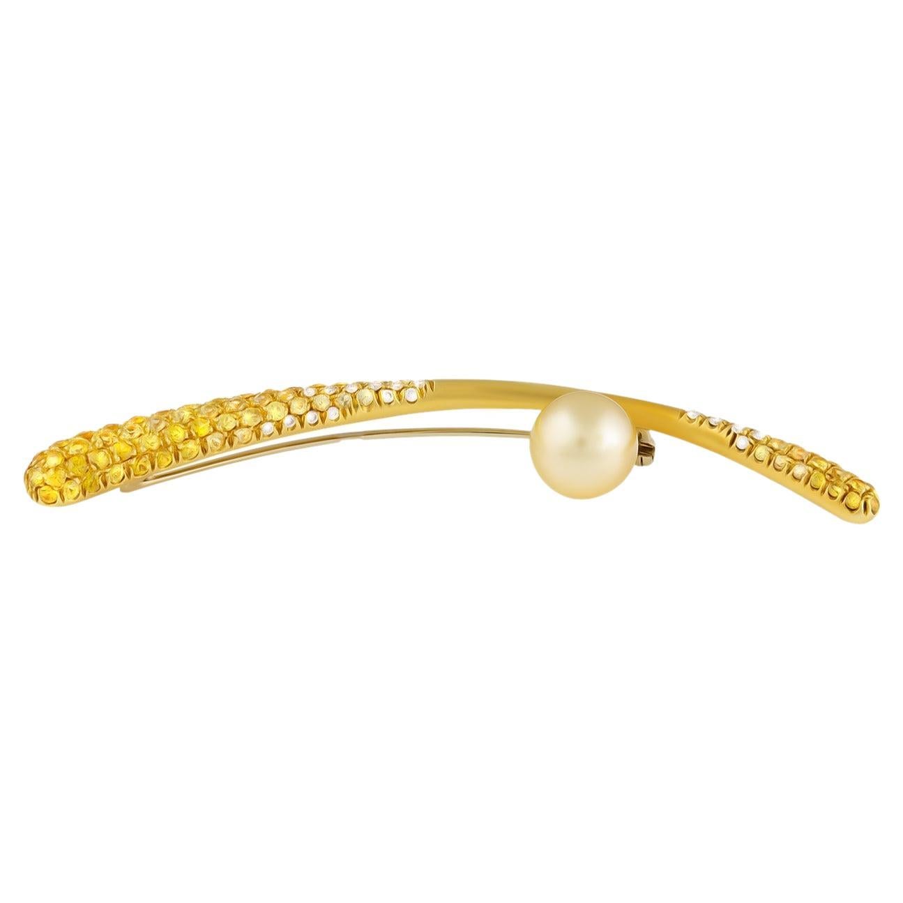 Stefan Hafner Pin
18K Yellow Gold
Diamond: 0.32ctw
Sapphire: 2.82ctw
Italian made
Retail price: $12,400.00
SKU: BLU01433