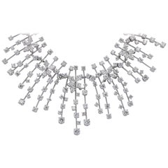 Stefan Hafner 27.00 Carat Cluster Diamond Necklace