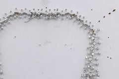 Diana M Stefan Hafner 27.00 Carat Cluster Diamond Necklace