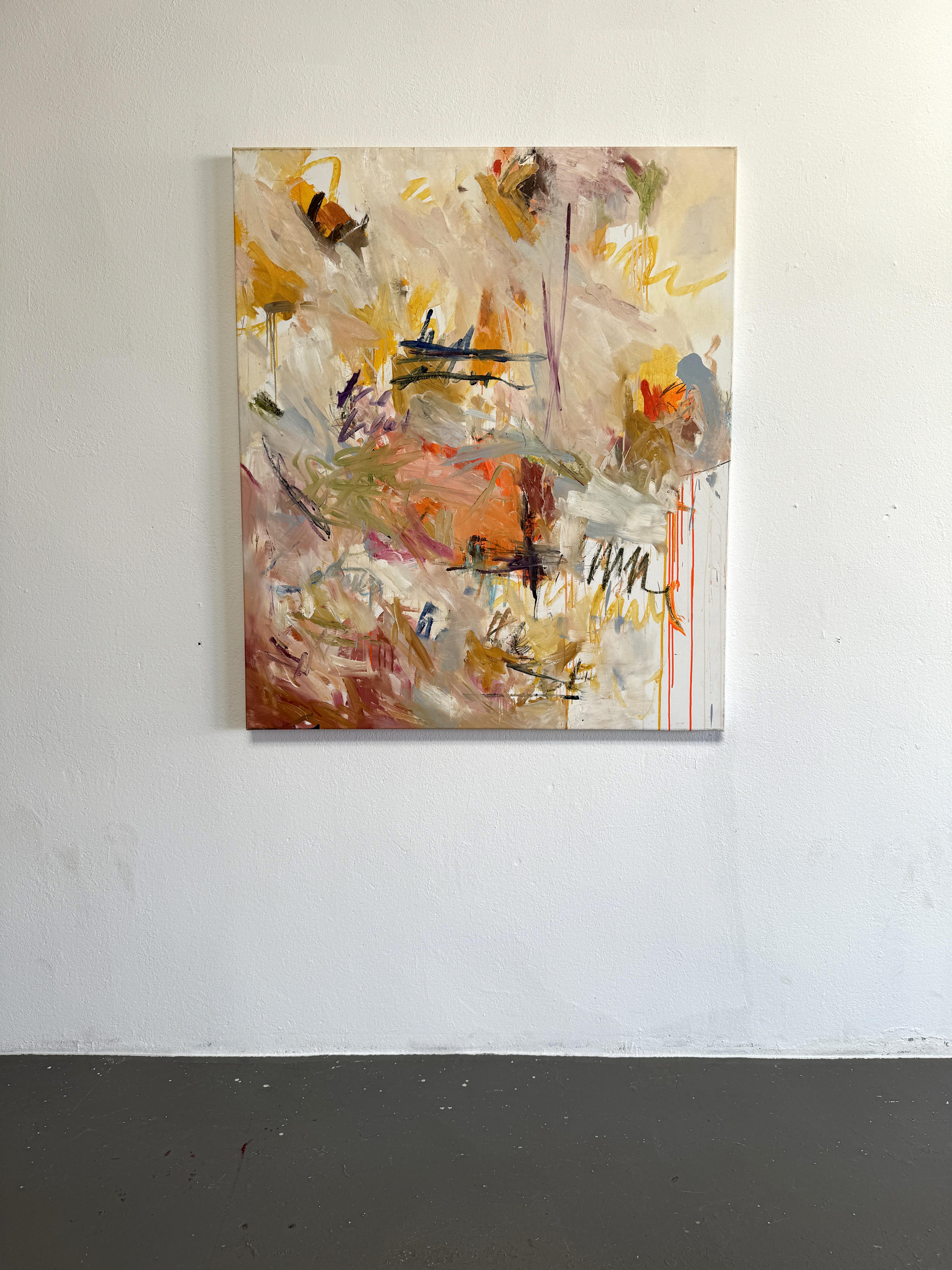 ABSTRACT Farben Kunstwerk The Heat von Contemporary Artist Stefan Heyer 2023 im Angebot 6