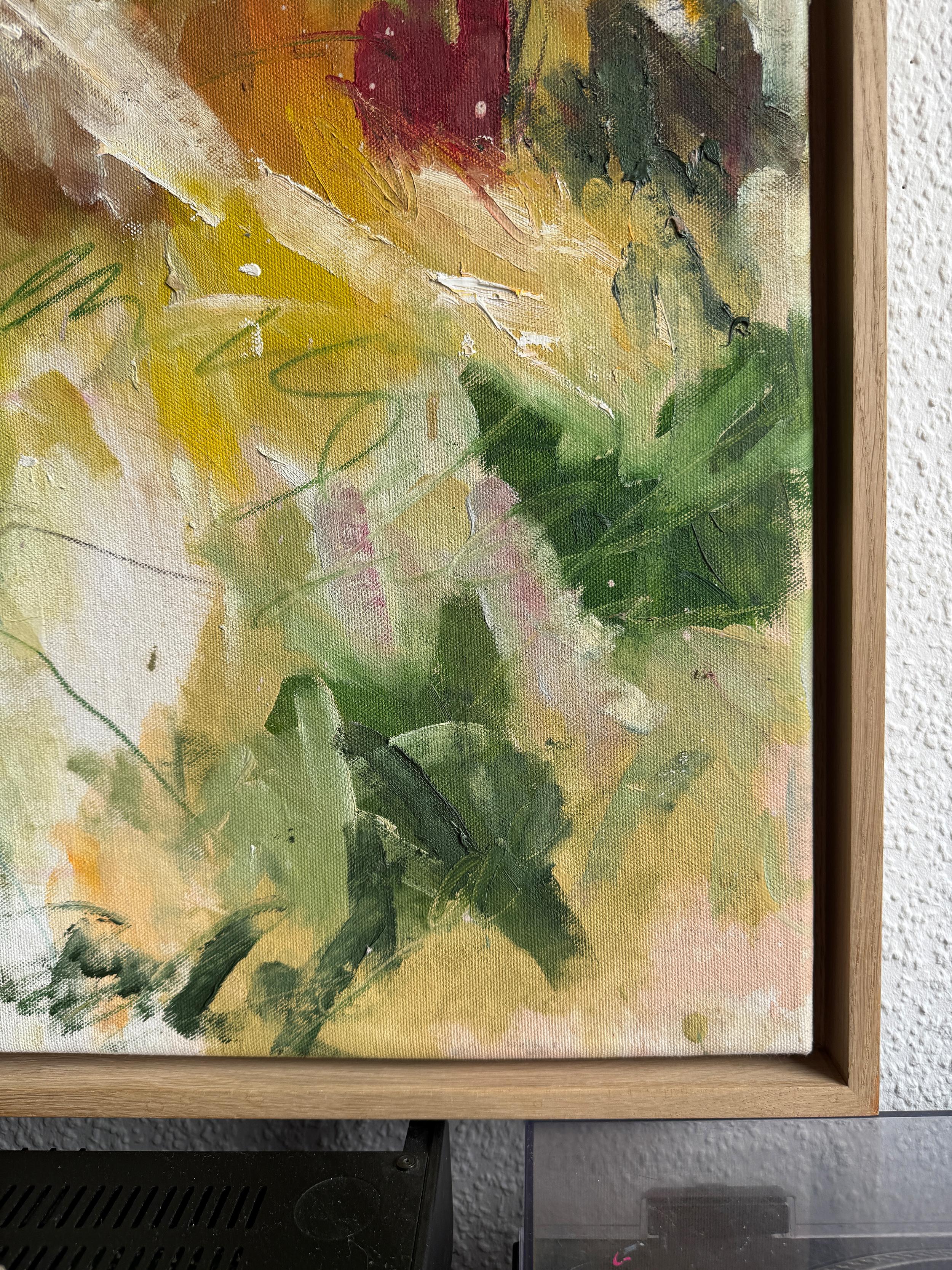 Another green World  - by Stefan Heyer Contemporary abstract oil painting For Sale 6