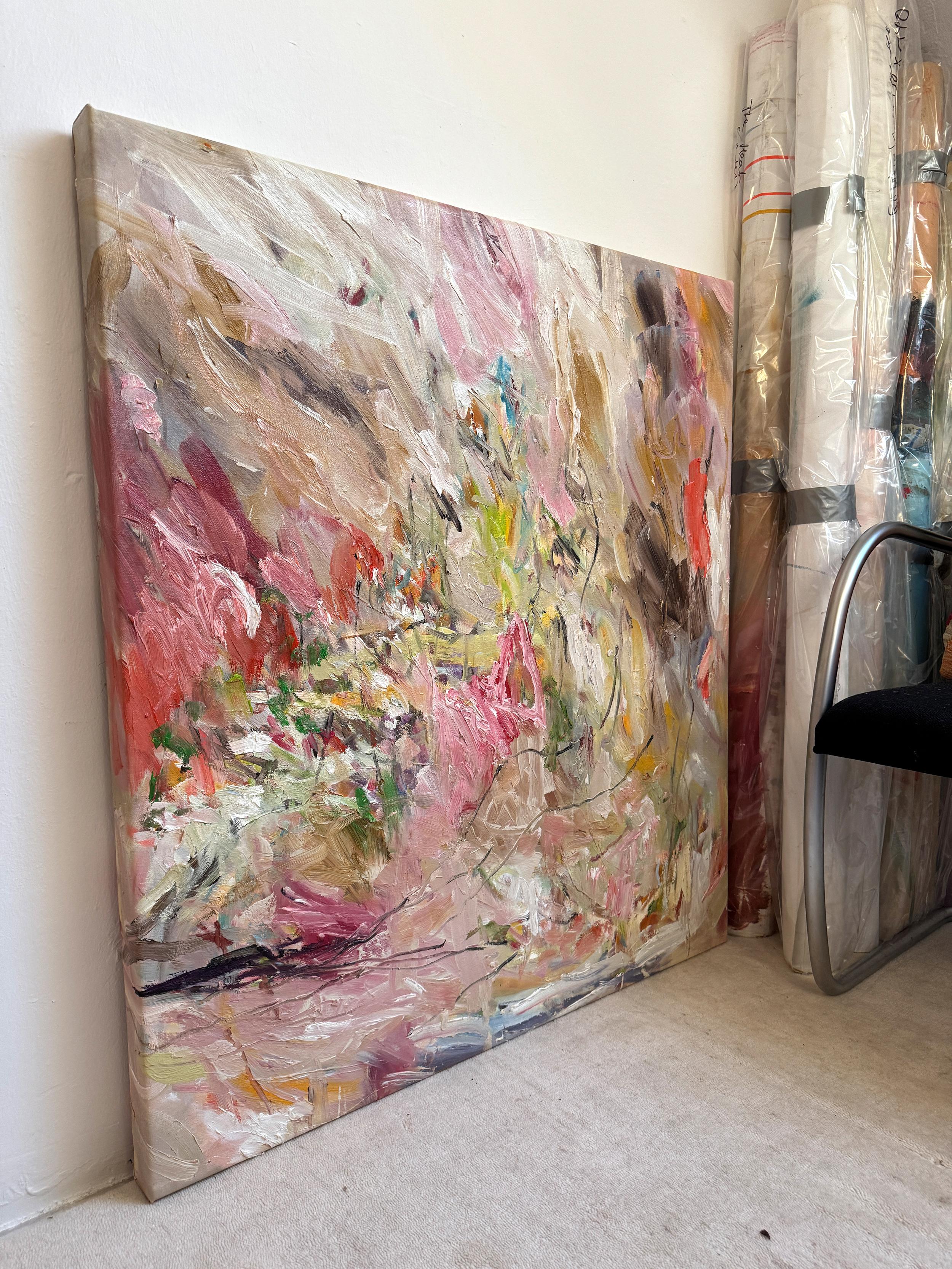 Atopos I - by Stefan Heyer Contemporary abstract oil painting For Sale 4