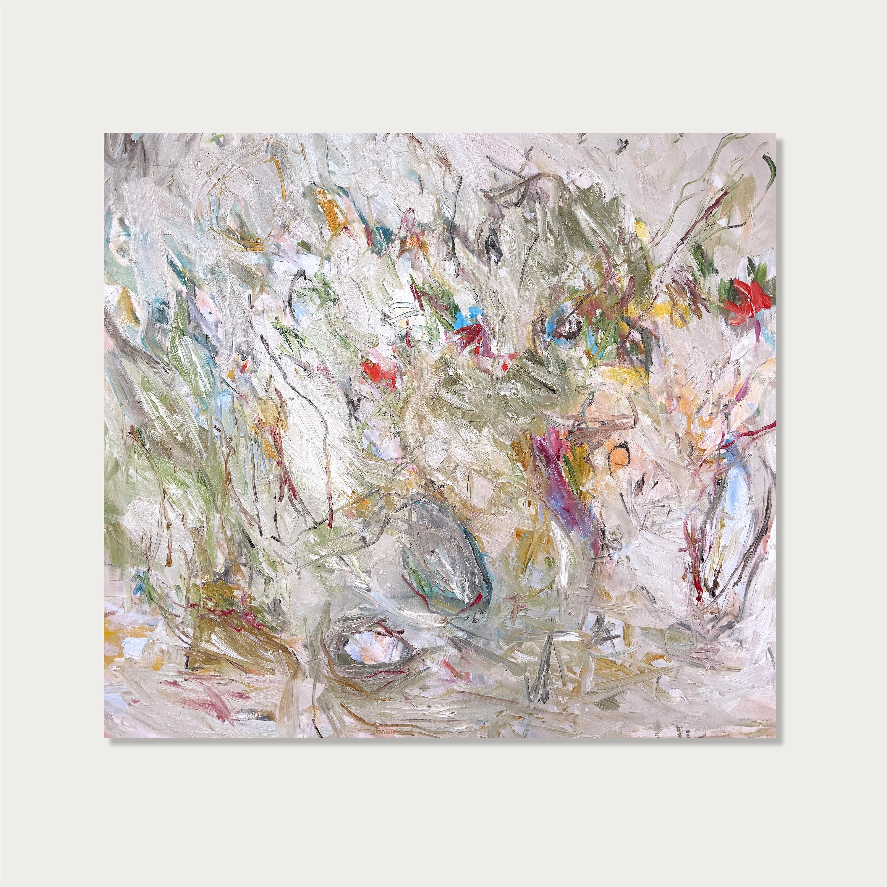 Atopos II - by Stefan Heyer Contemporary abstract oil painting For Sale 1