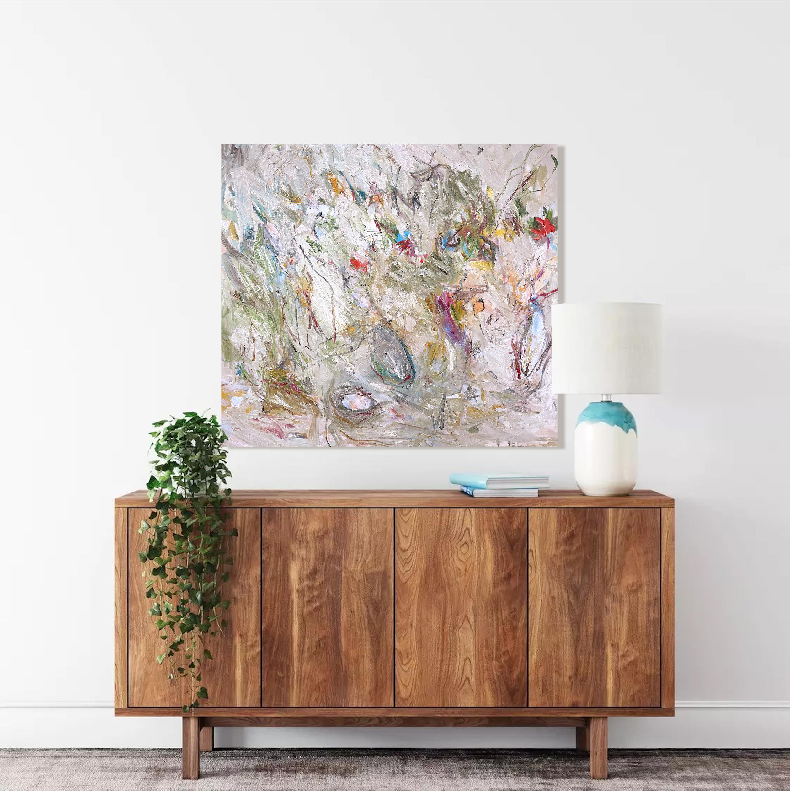 Atopos II - by Stefan Heyer Contemporary abstract oil painting For Sale 6