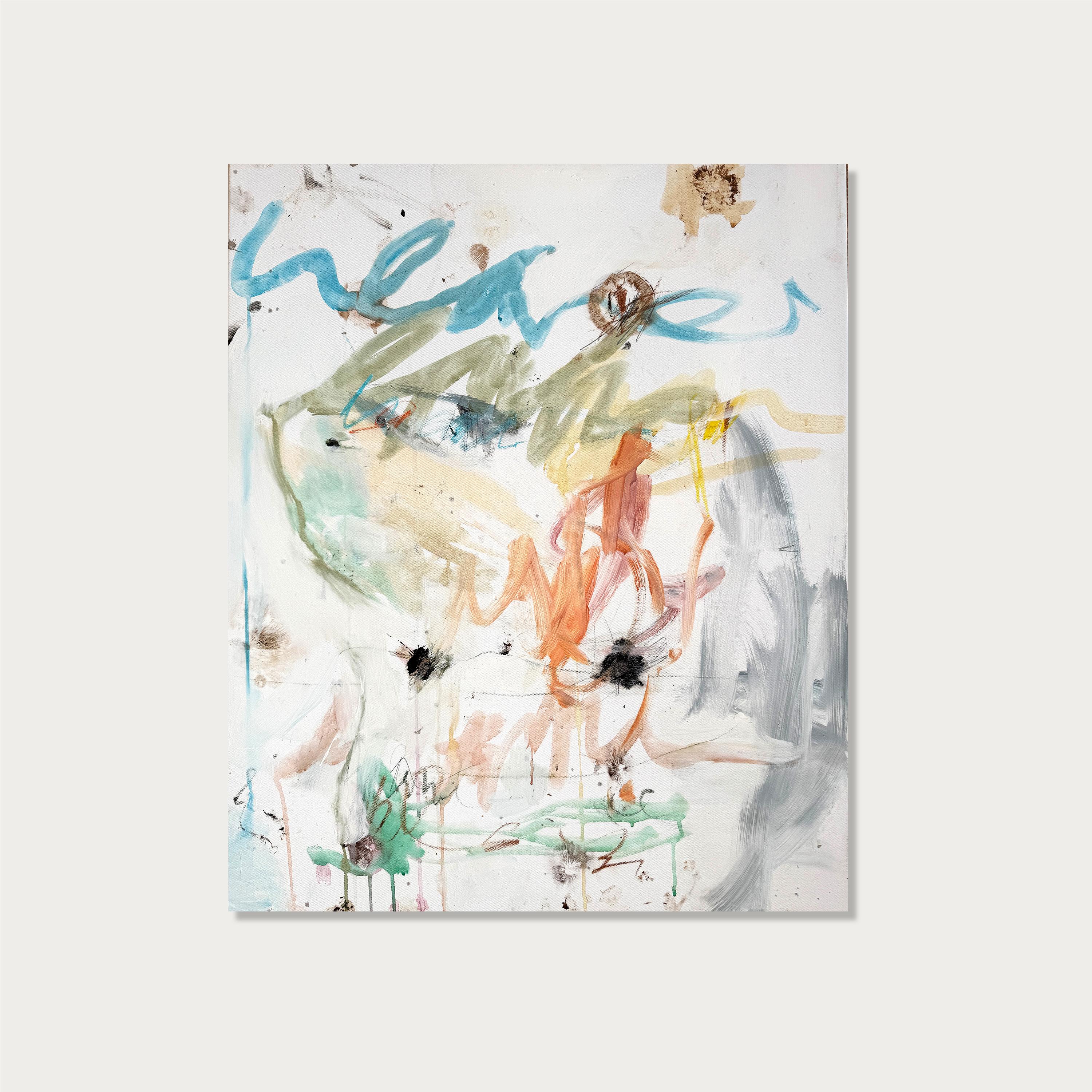 The Children of the Forest - von Stefan Heyer Zeitgenössisches abstraktes Ölgemälde im Angebot 1