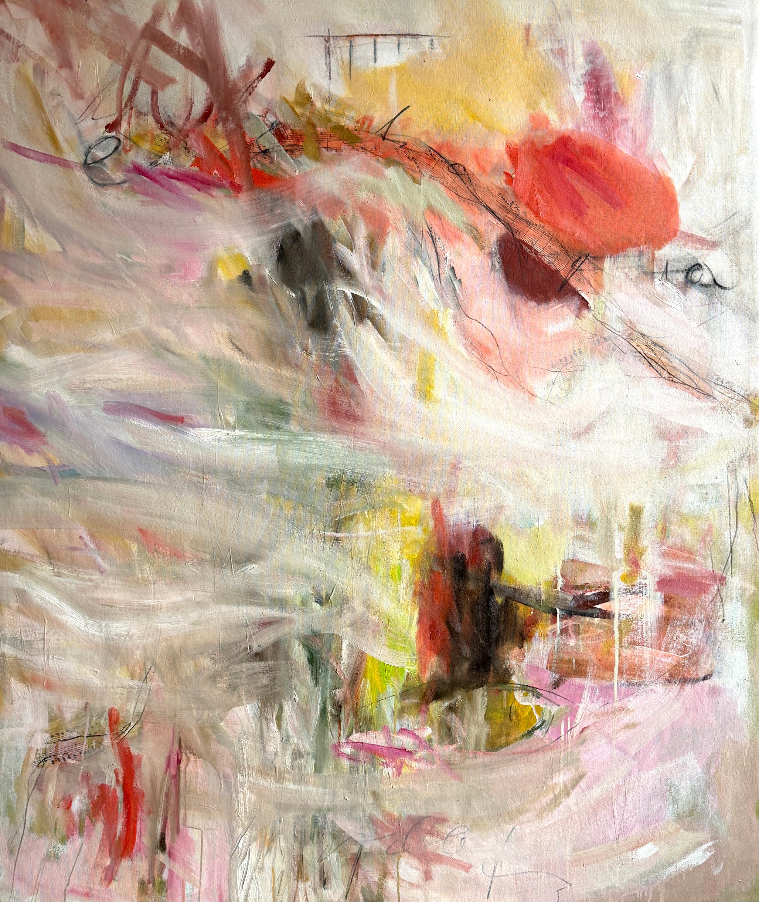 Nuvola molecolare  - di Stefan Heyer Pittura ad olio astratta contemporanea in vendita 9
