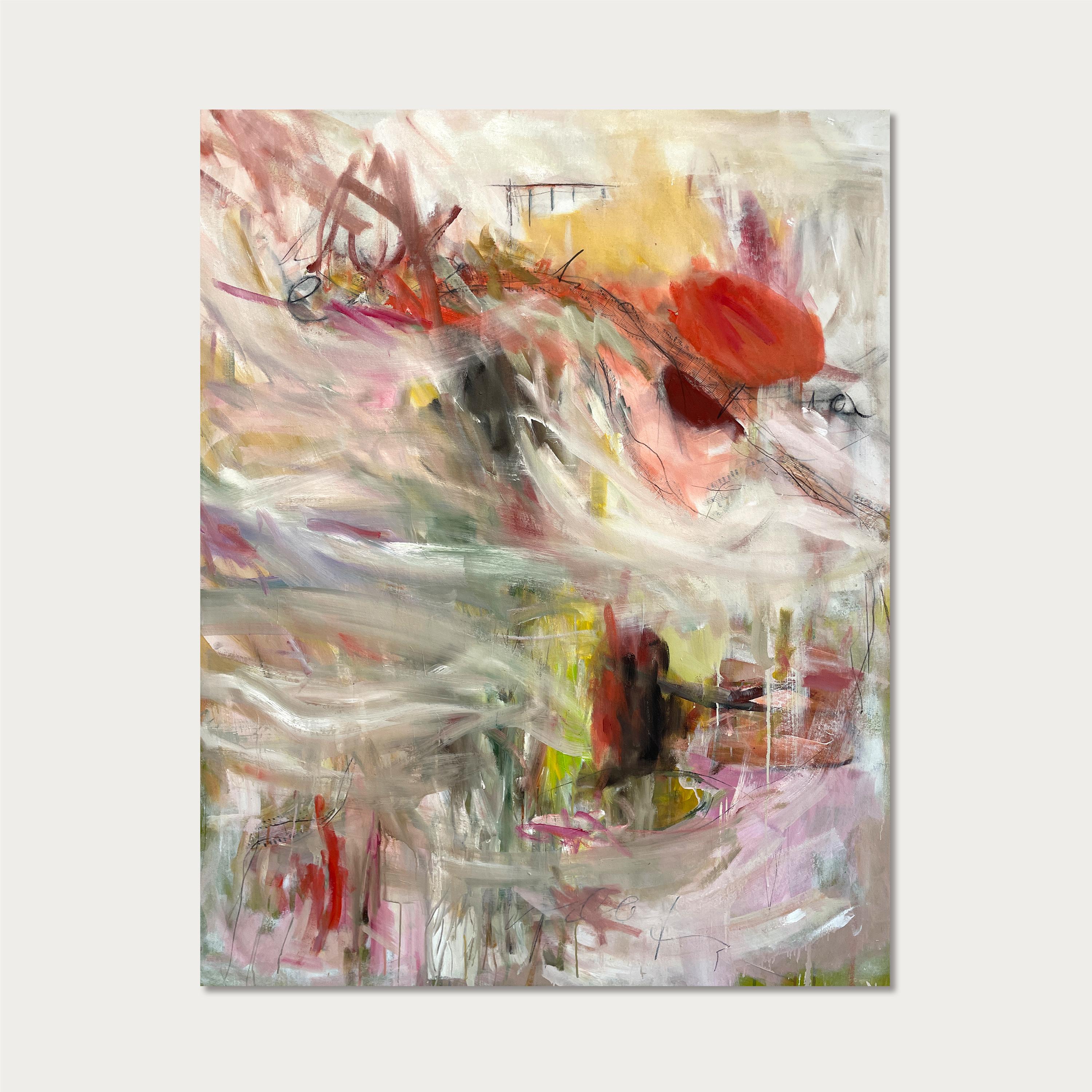 Nuvola molecolare  - di Stefan Heyer Pittura ad olio astratta contemporanea in vendita 1