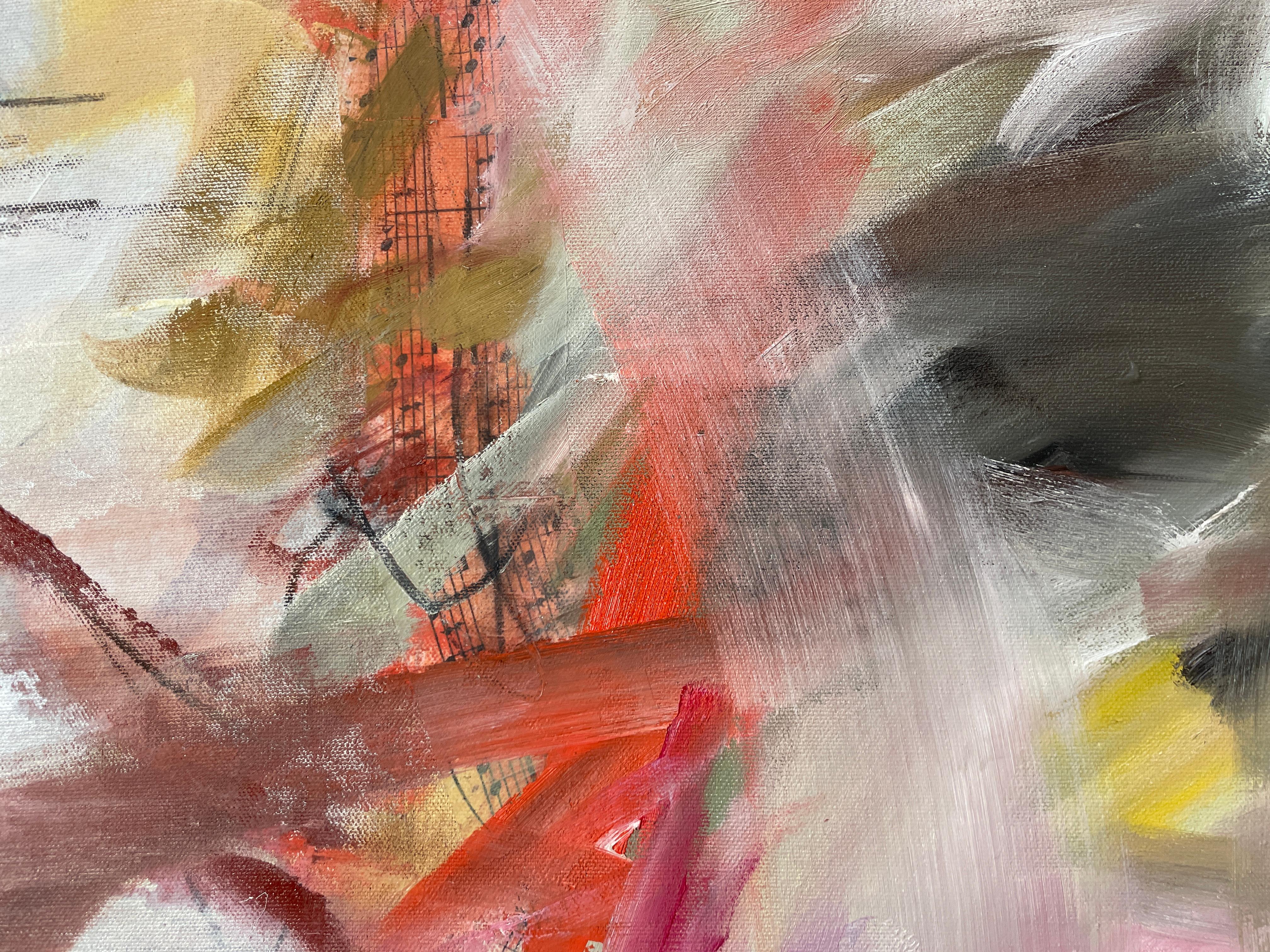 Nuvola molecolare  - di Stefan Heyer Pittura ad olio astratta contemporanea in vendita 5