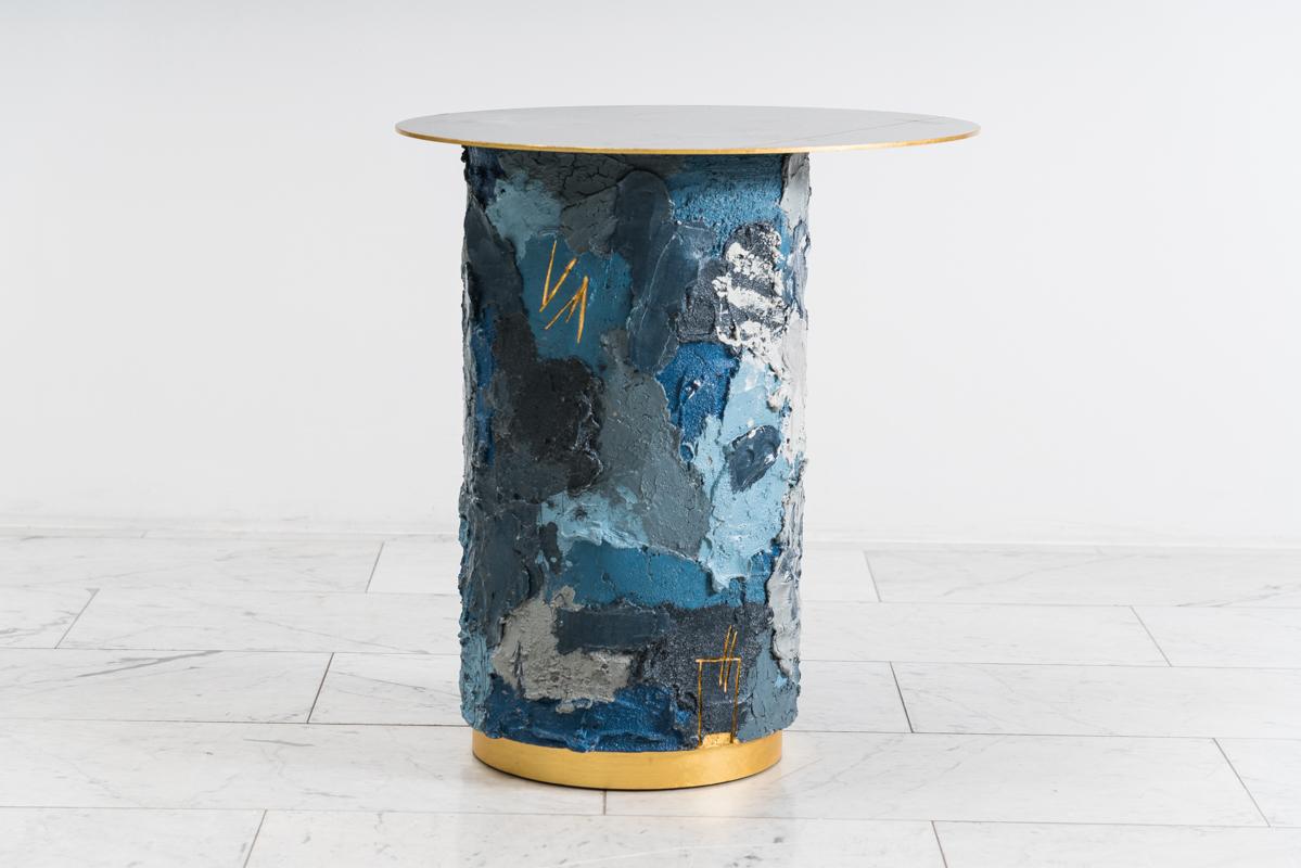 American Stefan Rurak, Concrete and Steel Occasional Table, USA