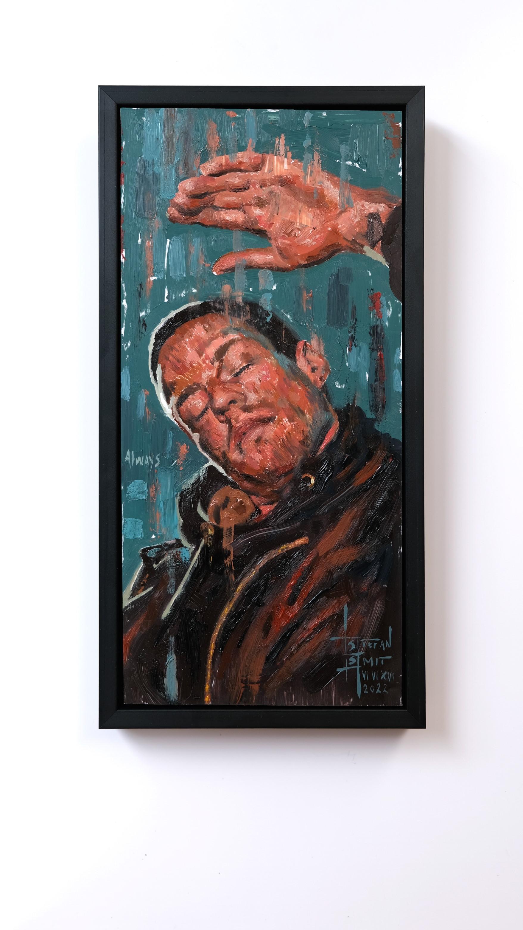 „Always“ (2022) von Stefan Smit, männliches Porträt im Angebot 3