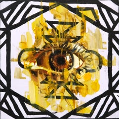 "Le braci fissano 2", Pittura a olio