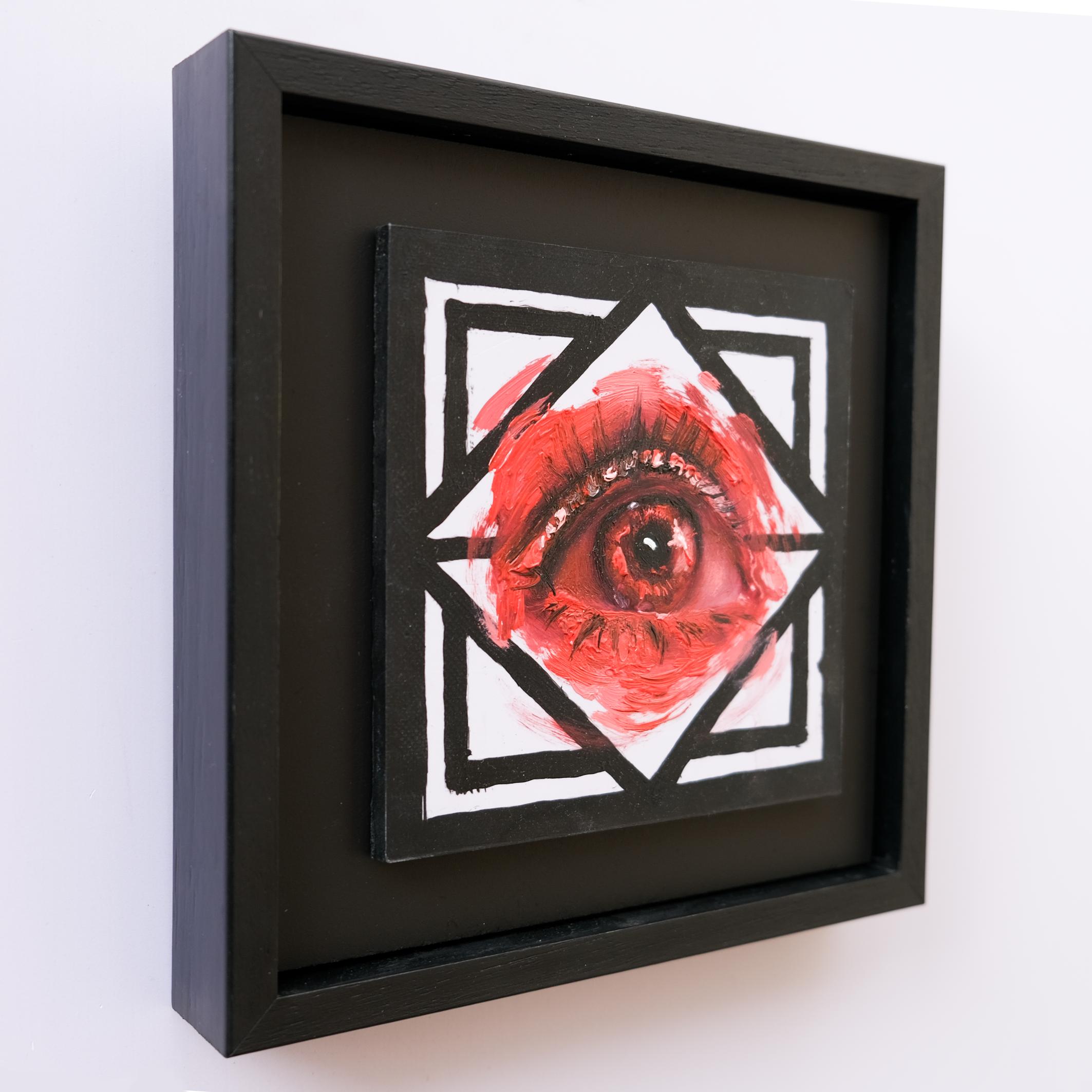„Embers Stare 3“, Ölgemälde (Zeitgenössisch), Painting, von Stefan Smit