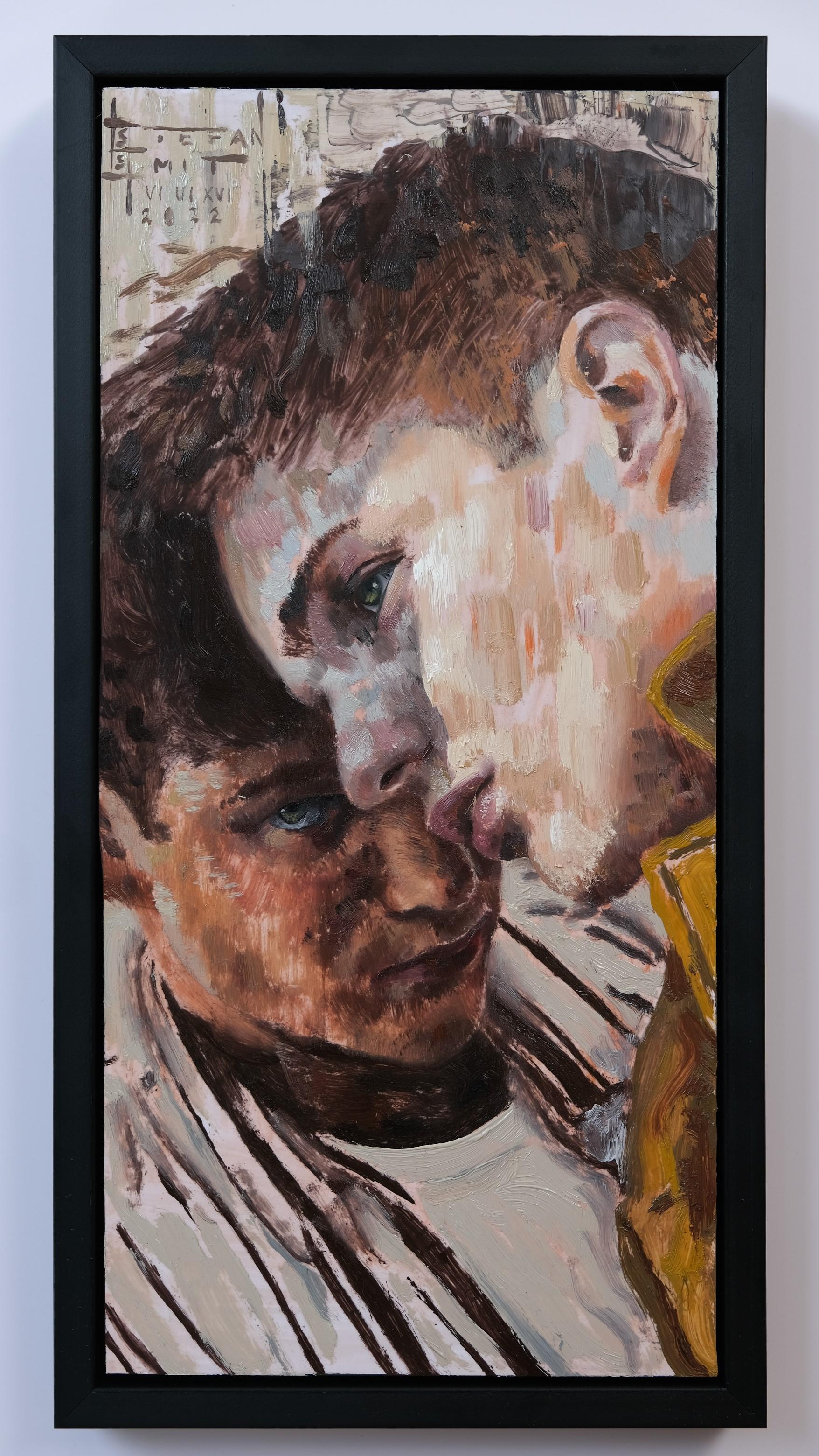 „Me, Myself, & I“ (2022) von Stefan Smit, männliches Porträt im Angebot 1