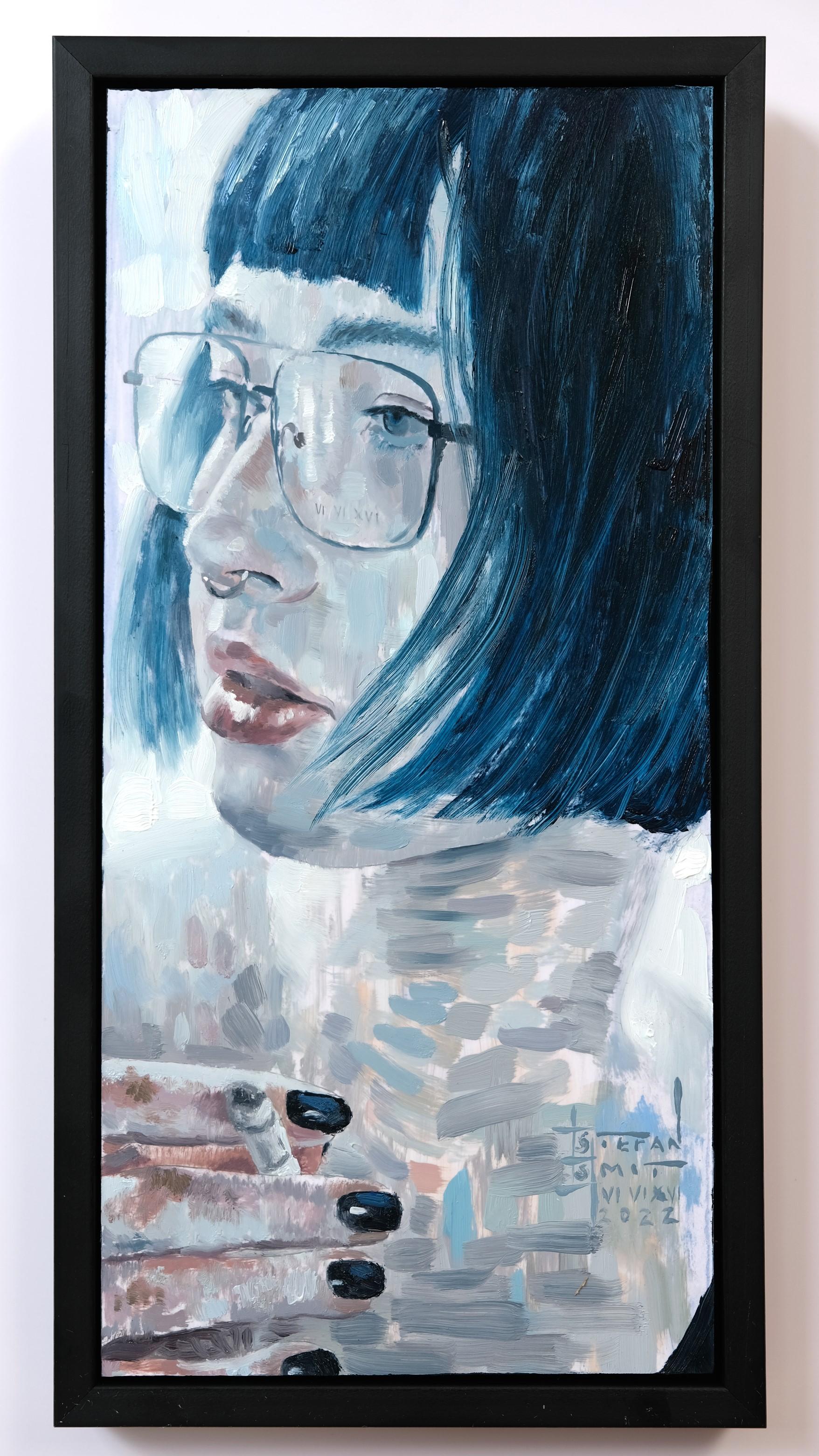 „ Realisierung“ (2022) von Stefan Smit, weibliches Porträt im Angebot 1