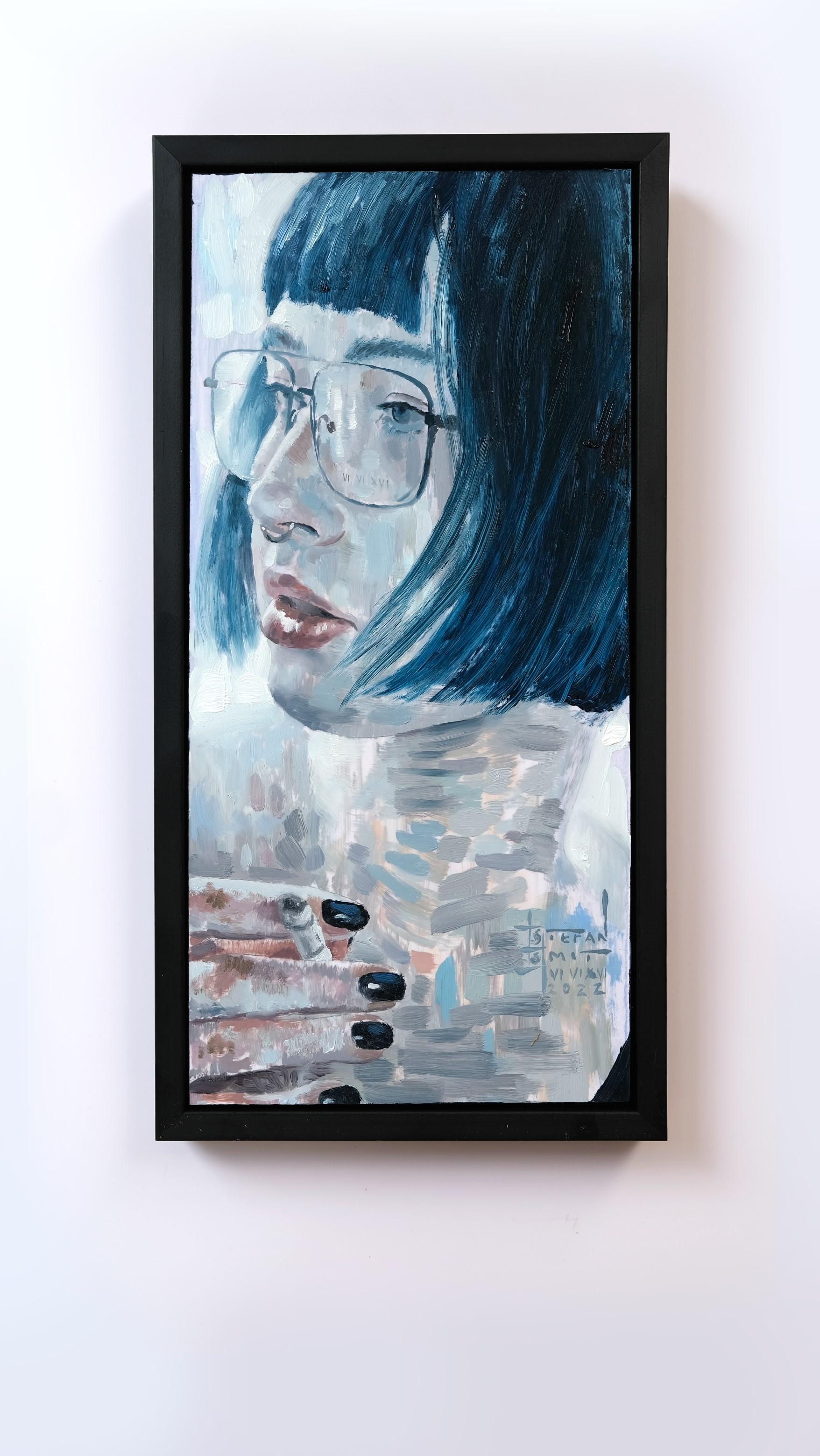 „ Realisierung“ (2022) von Stefan Smit, weibliches Porträt im Angebot 2
