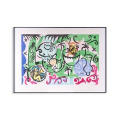 Stefan Szczesny Farblithographie auf Büttenpapier, 2004