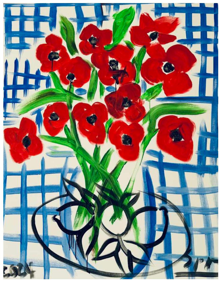 Anemonen - Painting di Stefan Szczesny
