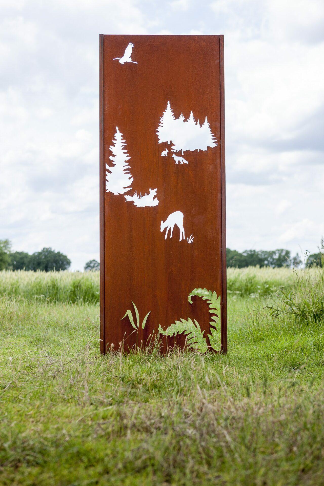 Muro de acero para jardín - 