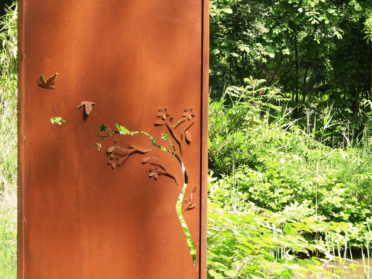 Muro de acero para jardín - 