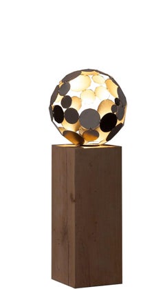 Indoor Lampe - "Globe" - einzigartige handgefertigte zeitgenössische Skulptur - Hohe Höhe