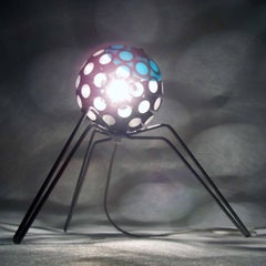 Interior Lamp - "Virus" with shadow projection - unique contemporary - small
