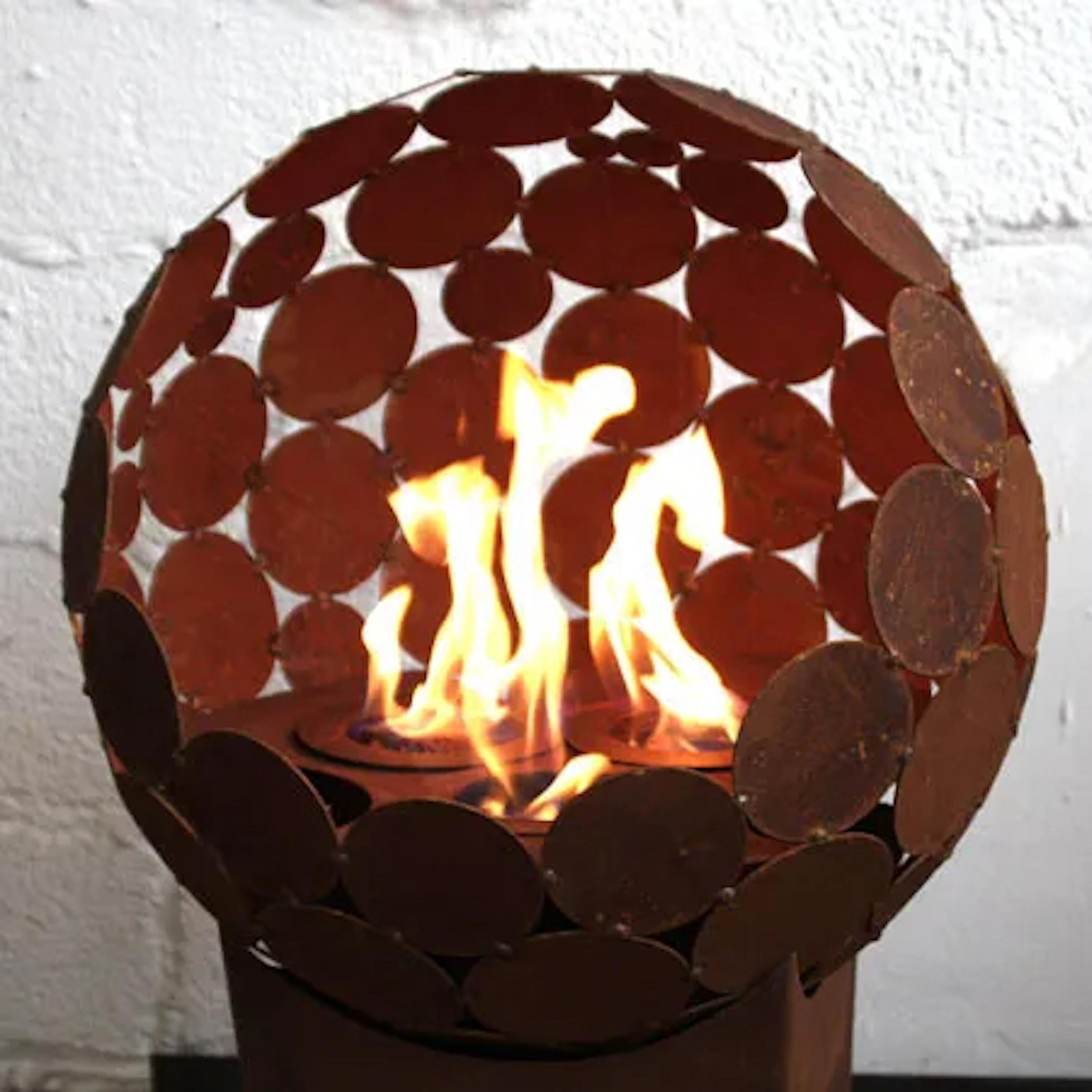 German Steel Fireplace 