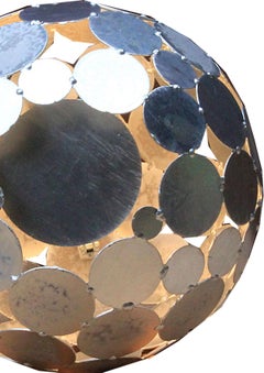 Außenlampe - "Globe" - einzigartiges verzinktes Ornament für Indoor und Garten