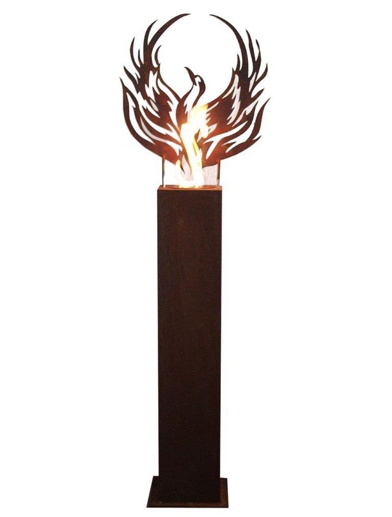 Stefan Traloc - Steel Column and Garden Torch - 