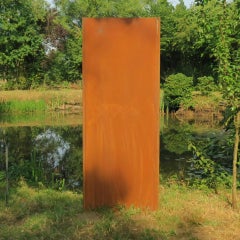 Mur de jardin en acier - "Blanc" - The Modernity Ornamental Outdoor - 75×195 cm
