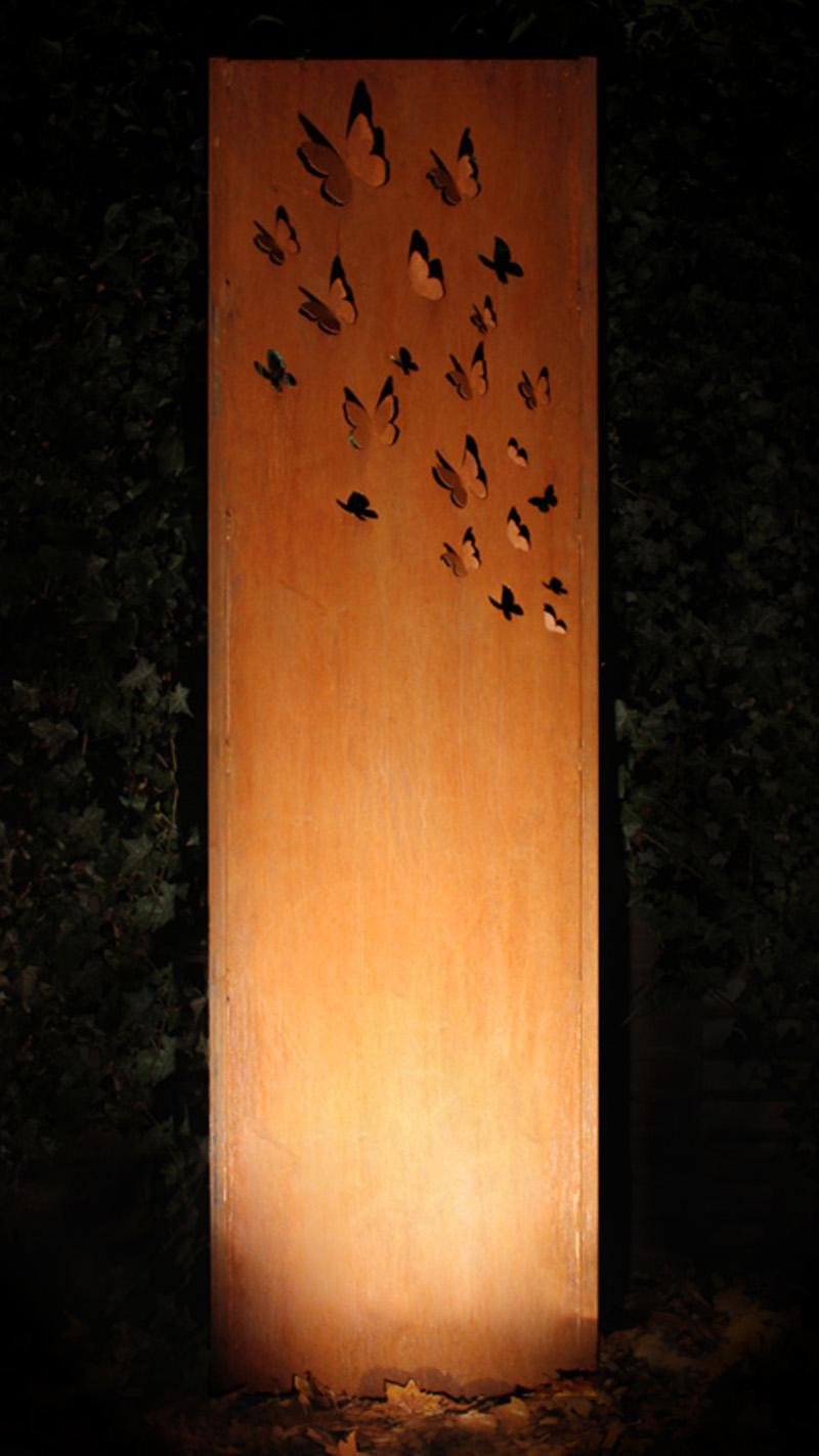Muro de acero para jardín - 