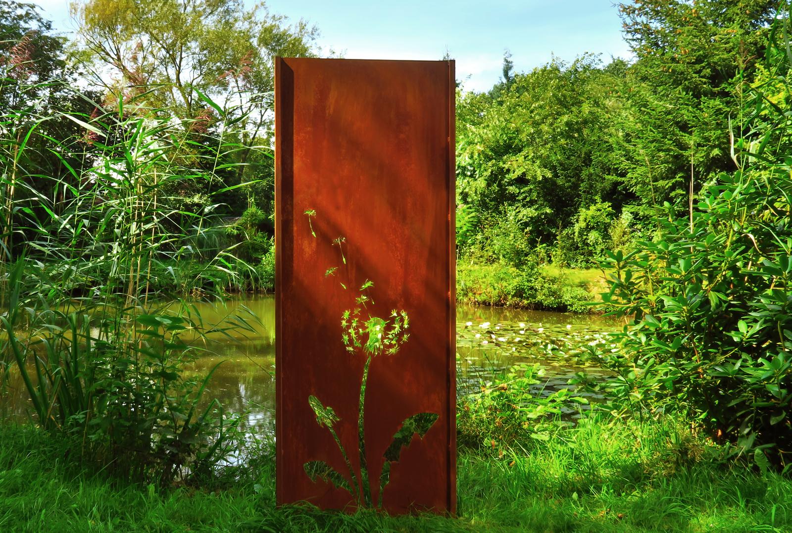 Mur de jardin en acier - 