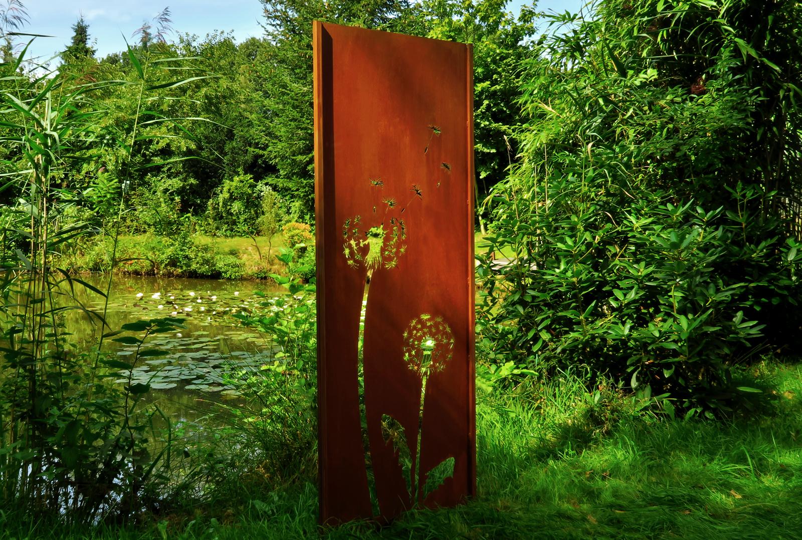 Mur de jardin en acier - 