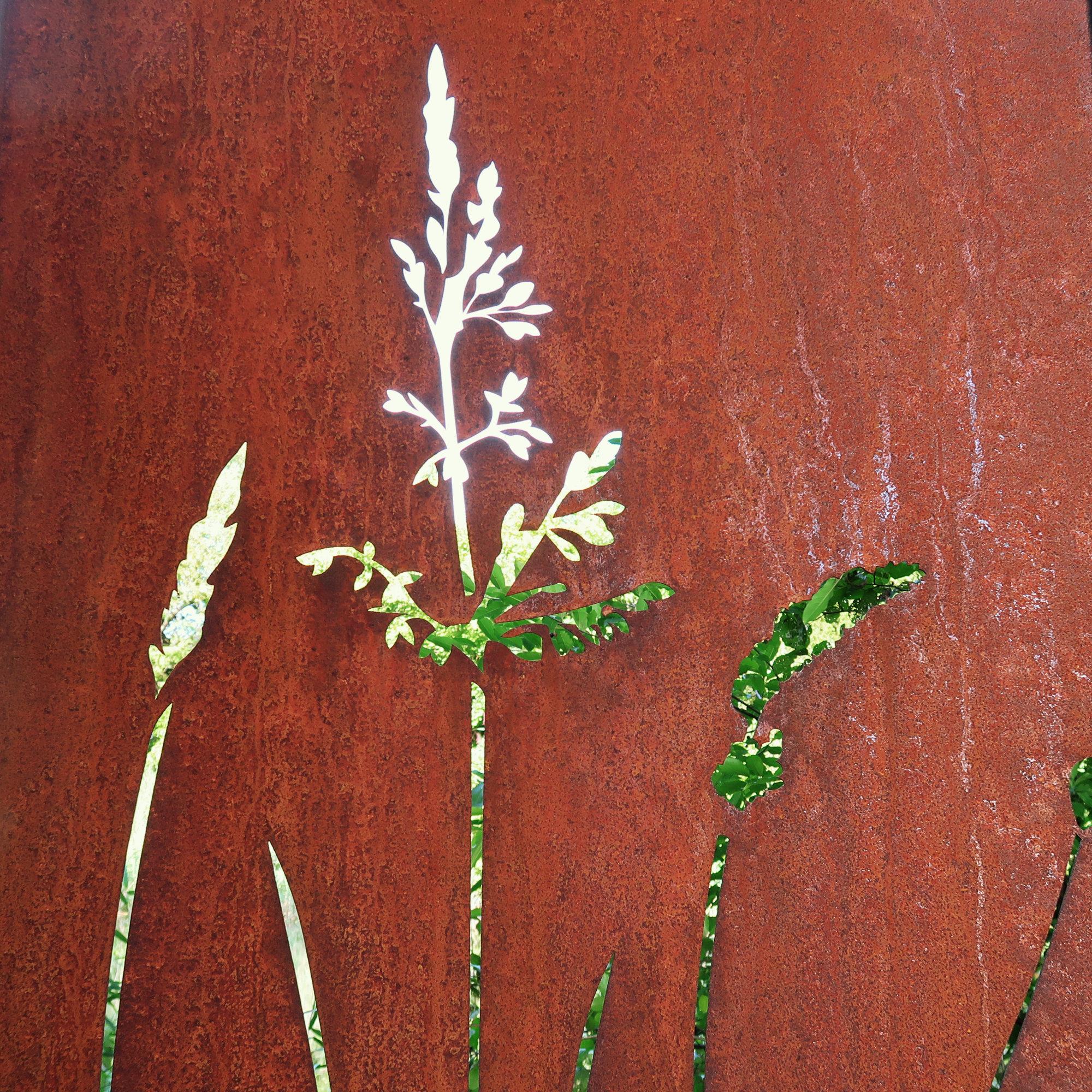 Steel Garden Wall - 