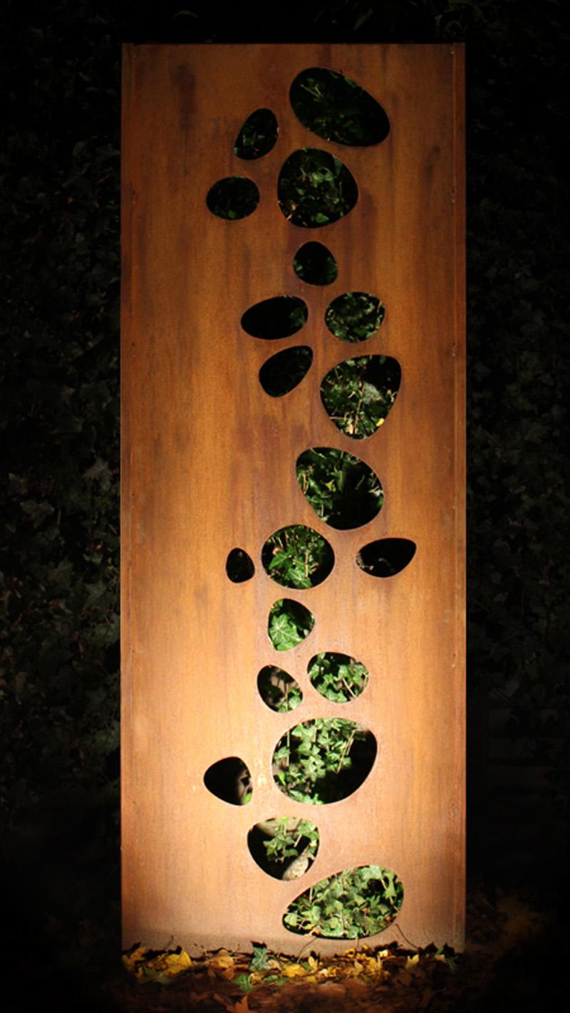 Steel Garden Wall - 