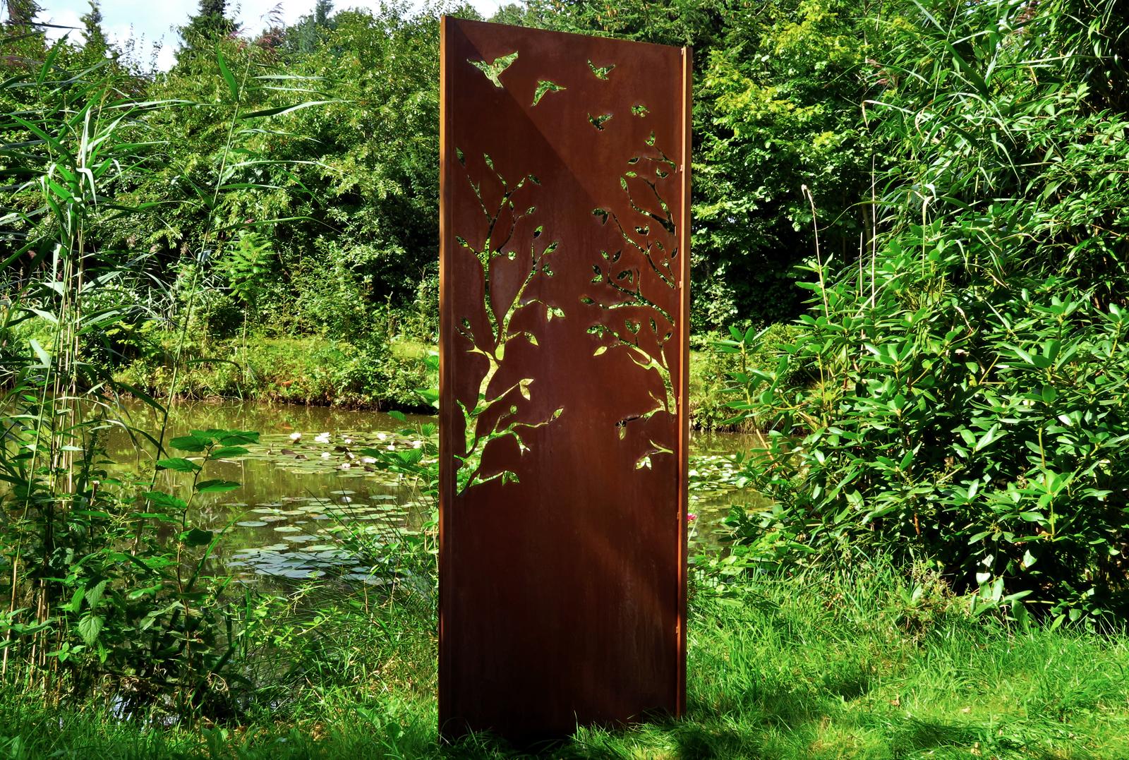 Muro de acero para jardín - 