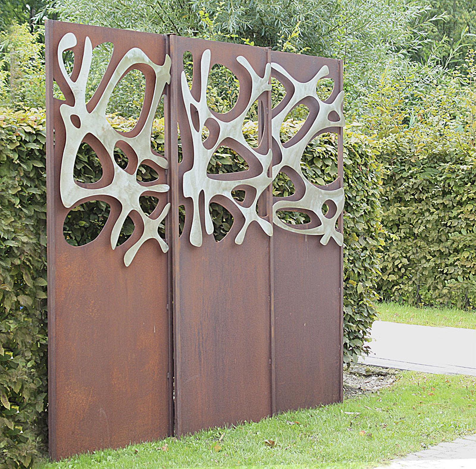 Descubre la combinación perfecta de encanto rústico y elegancia moderna
- ¡nuestro muro de jardín de acero oxidado combinado con acero inoxidable!

Nuestro exclusivo muro de jardín añade un toque de estilo e individualidad a tu zona exterior.
La