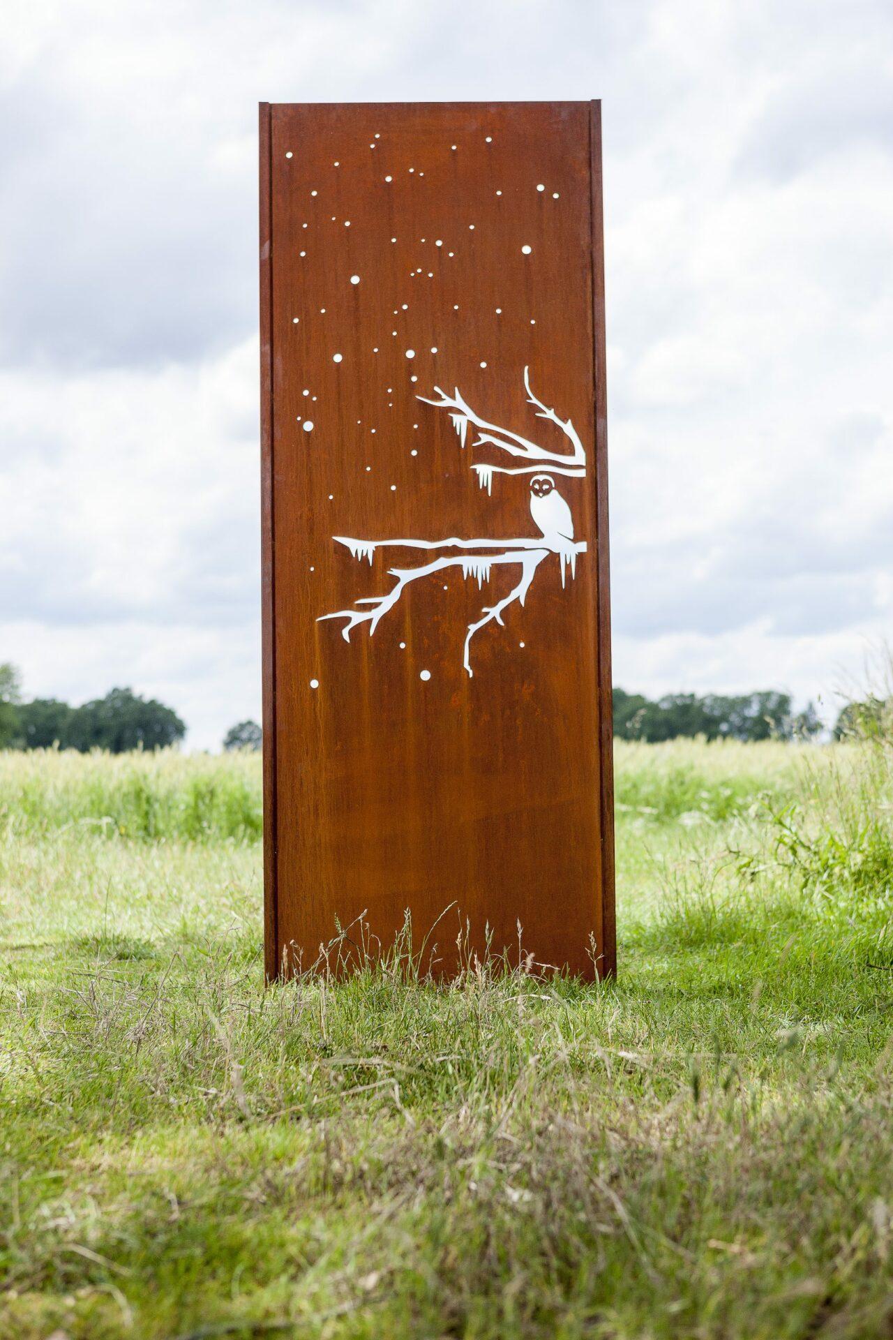 Steel Garden Wall - 