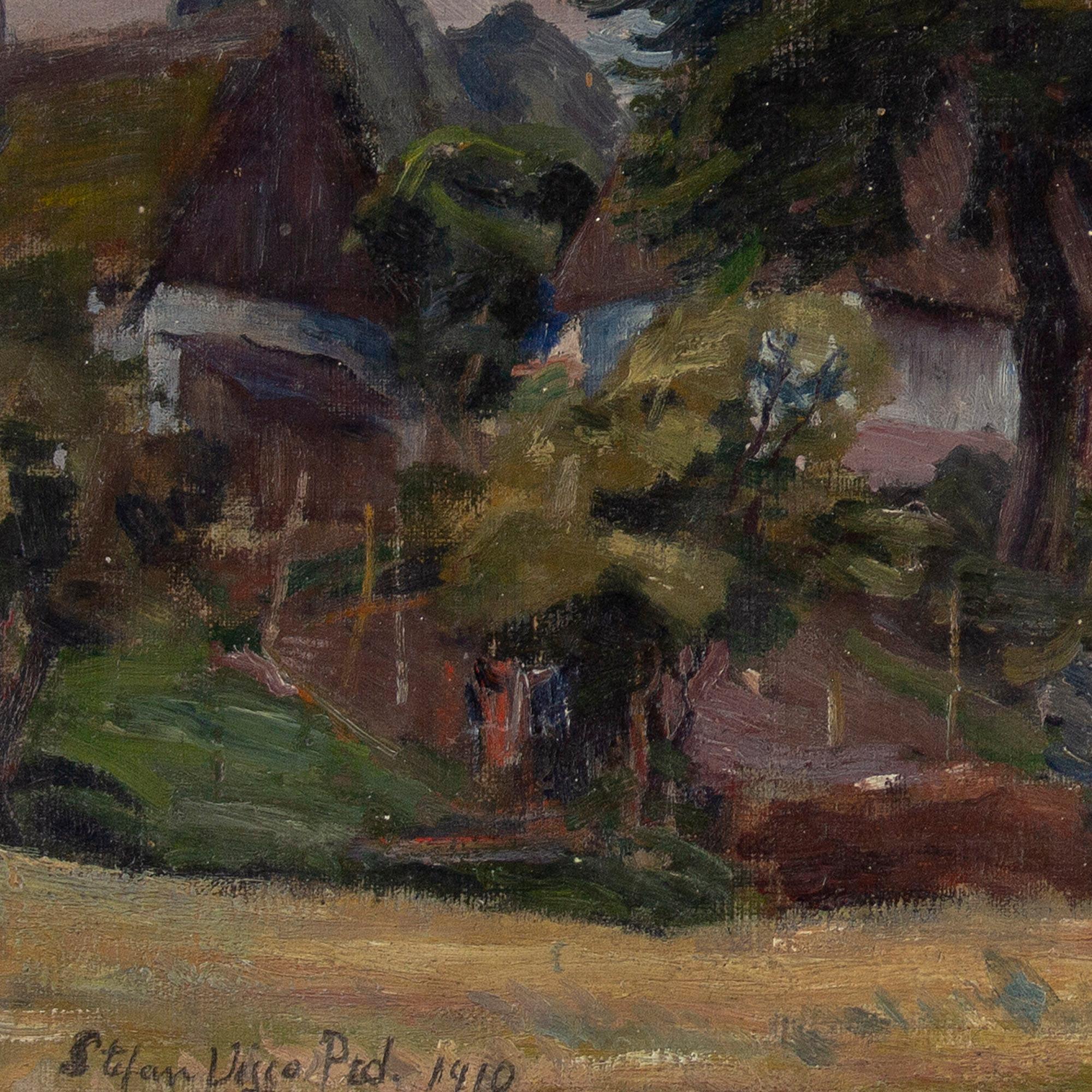 Stefan Viggo Pedersen, View From Karlsberg, Hillerød, Oil Painting 1