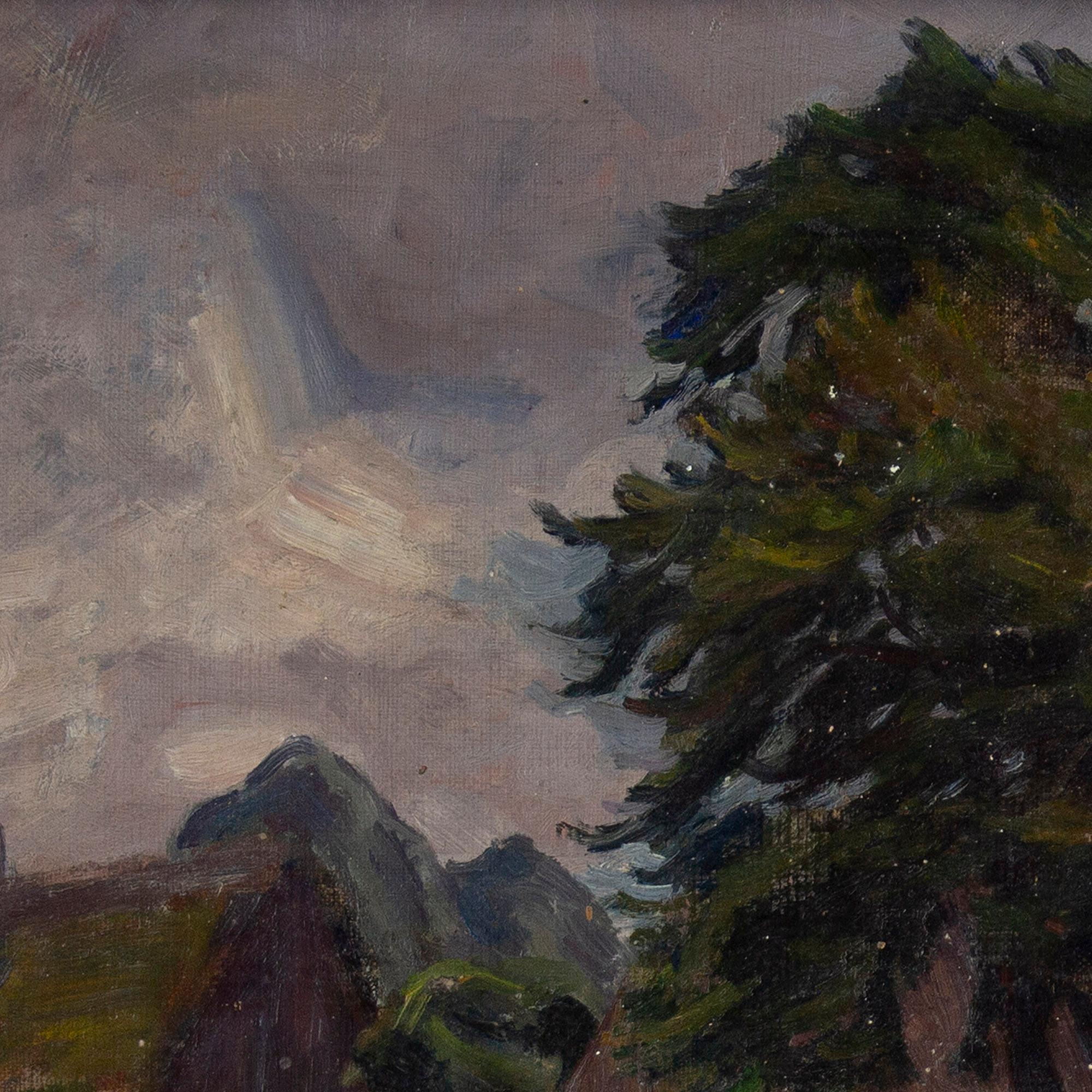 Stefan Viggo Pedersen, View From Karlsberg, Hillerød, Oil Painting For Sale 2