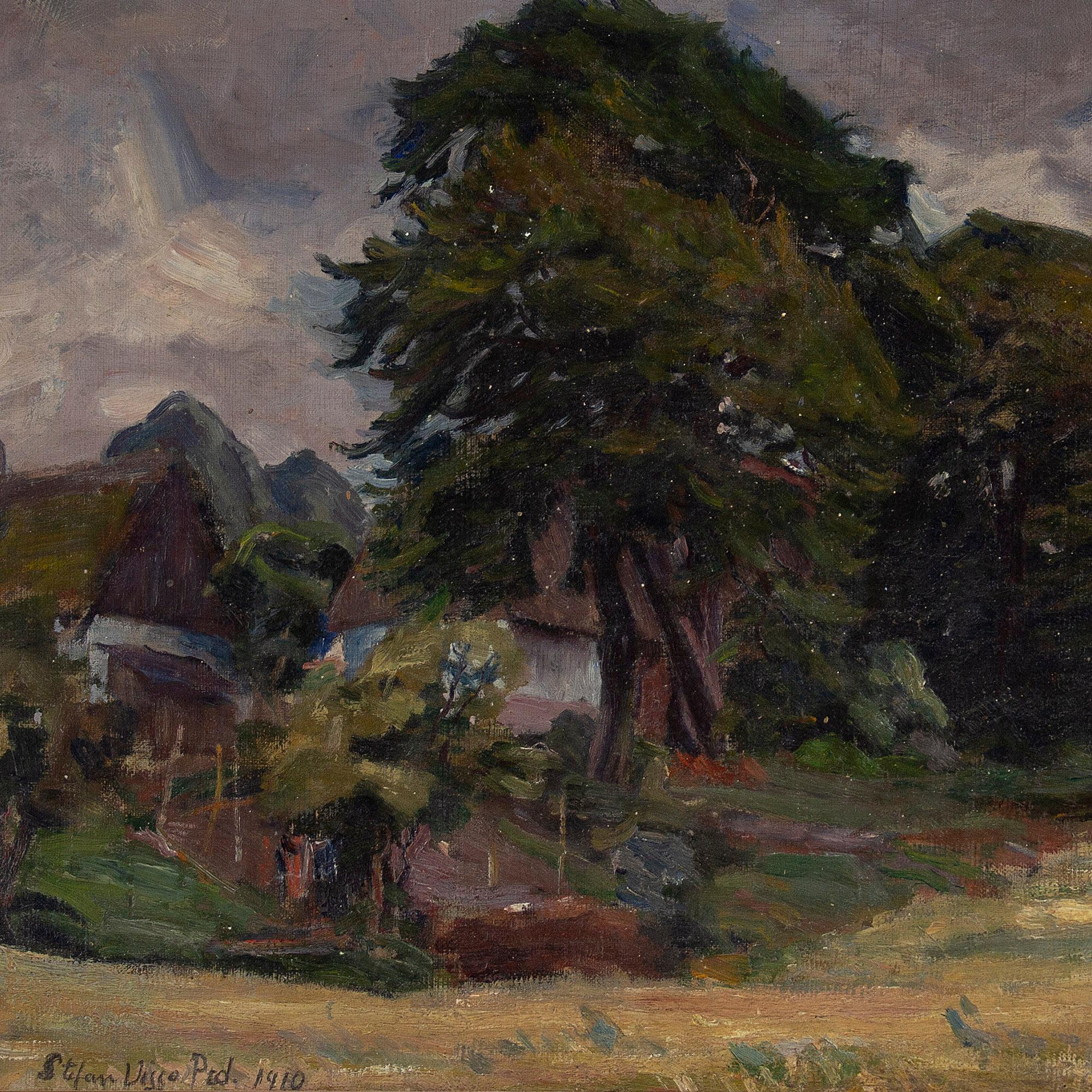 Stefan Viggo Pedersen, Vue de Karlsberg, Hillerød, peinture à l'huile en vente 7