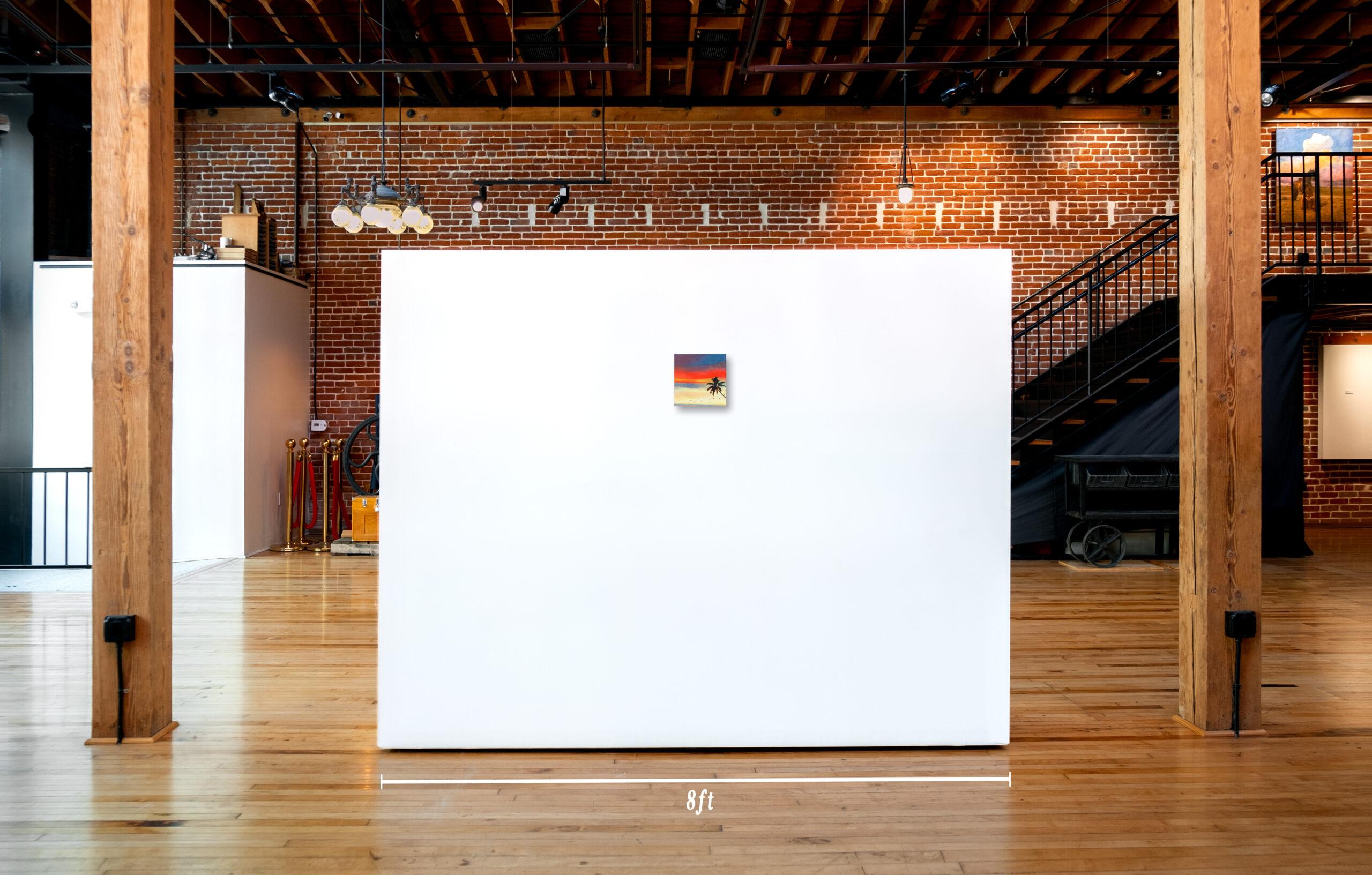 Farbige Landschaft, Gemälde in Mischtechnik, „Freedom is Home“, 2022 im Angebot 1
