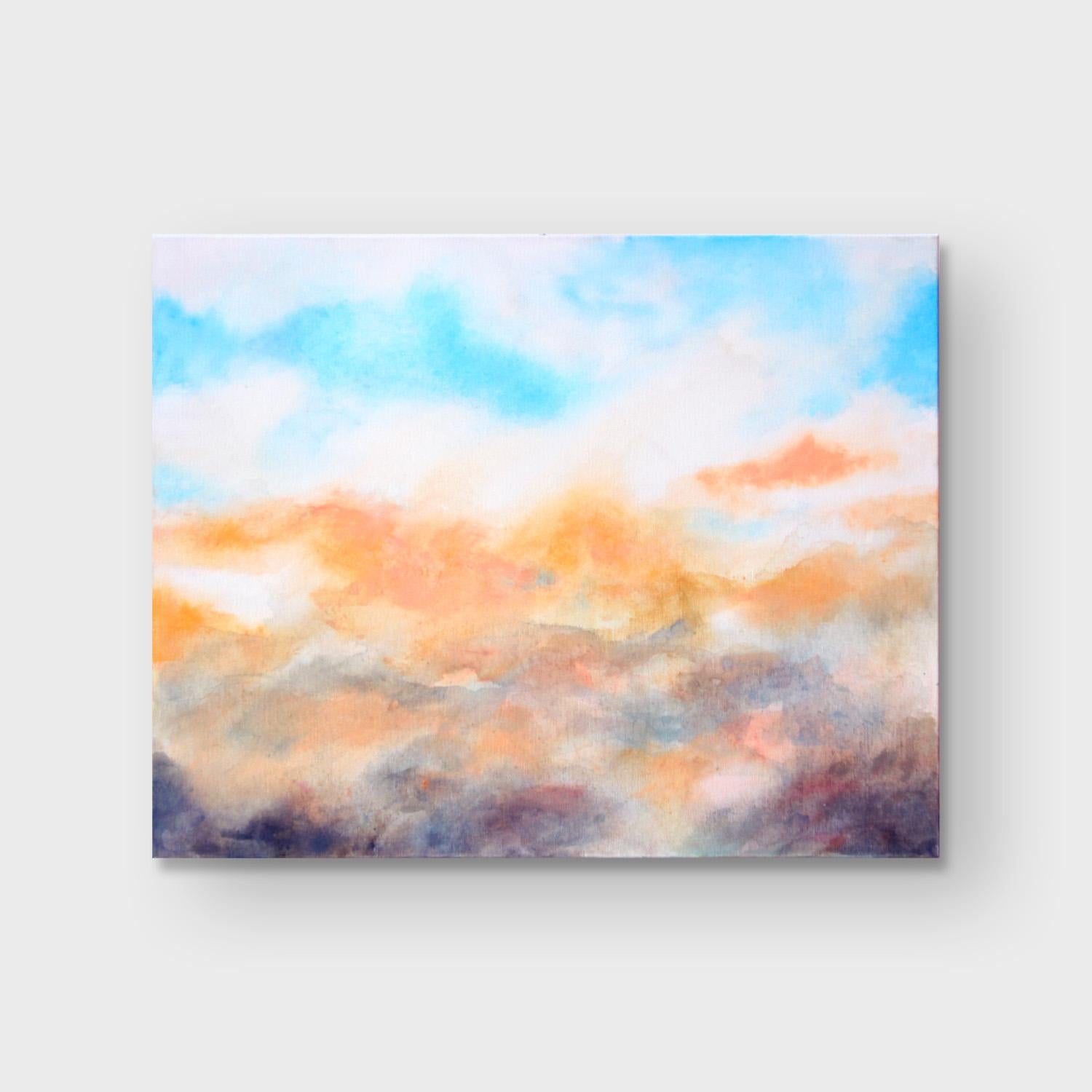An Abstract Acrylic on Canvas Painting, 