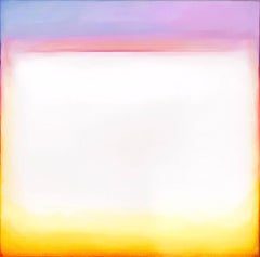 Une peinture abstraite à l'acrylique sur toile « The Glow of Summer »