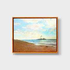 An Impressionist Acrylic & Mixed Media on Canvas Painting, "Neverending Summer"