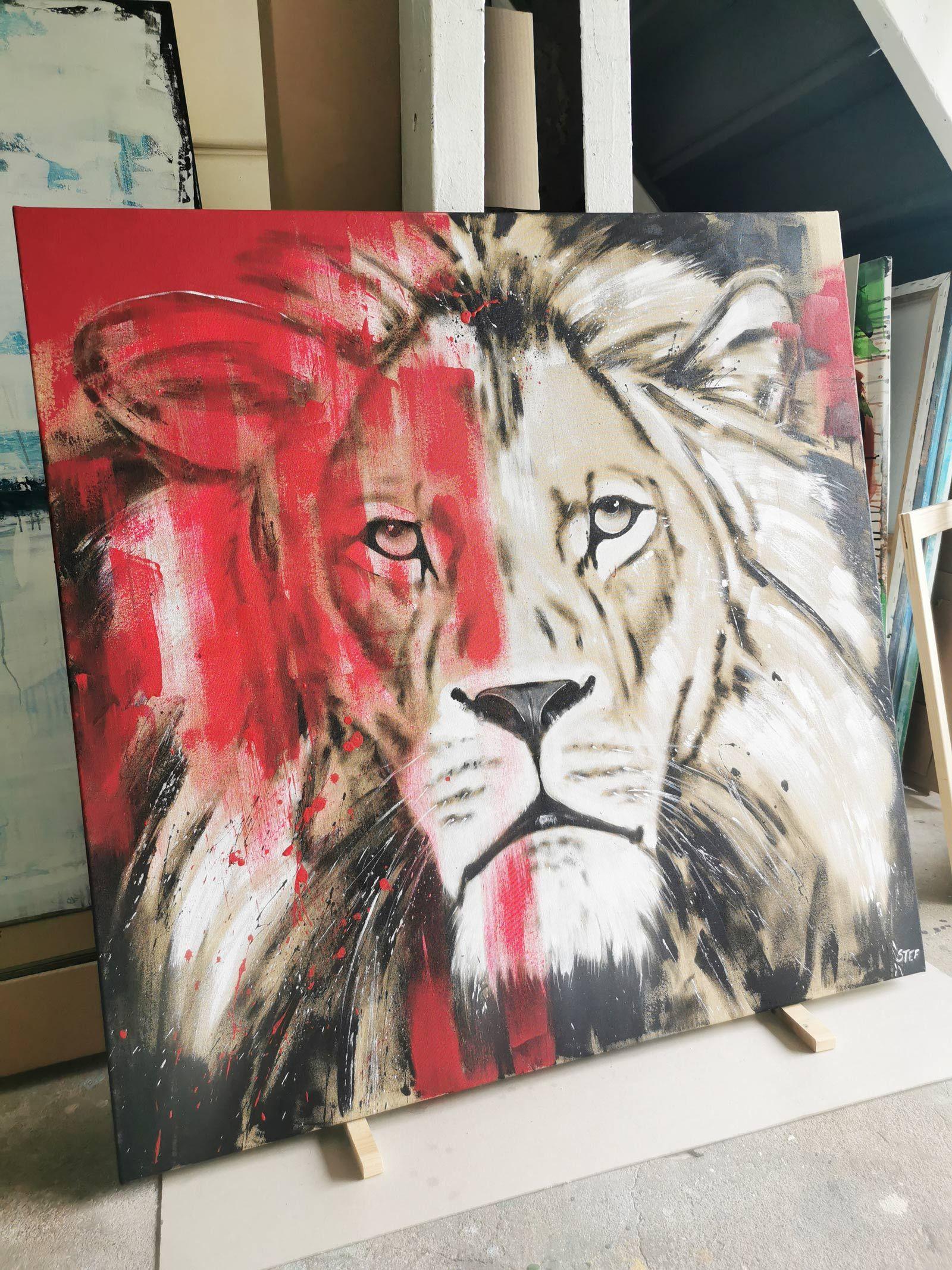 red lion big cat
