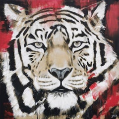 TIGER #10 - Big Cat, Painting, Acrylic on Canvas