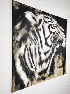 TIGER #8 - Big Cat, Painting, Acrylic on Canvas
