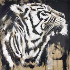 TIGER #8 - Big Cat, Painting, Acrylic on Canvas