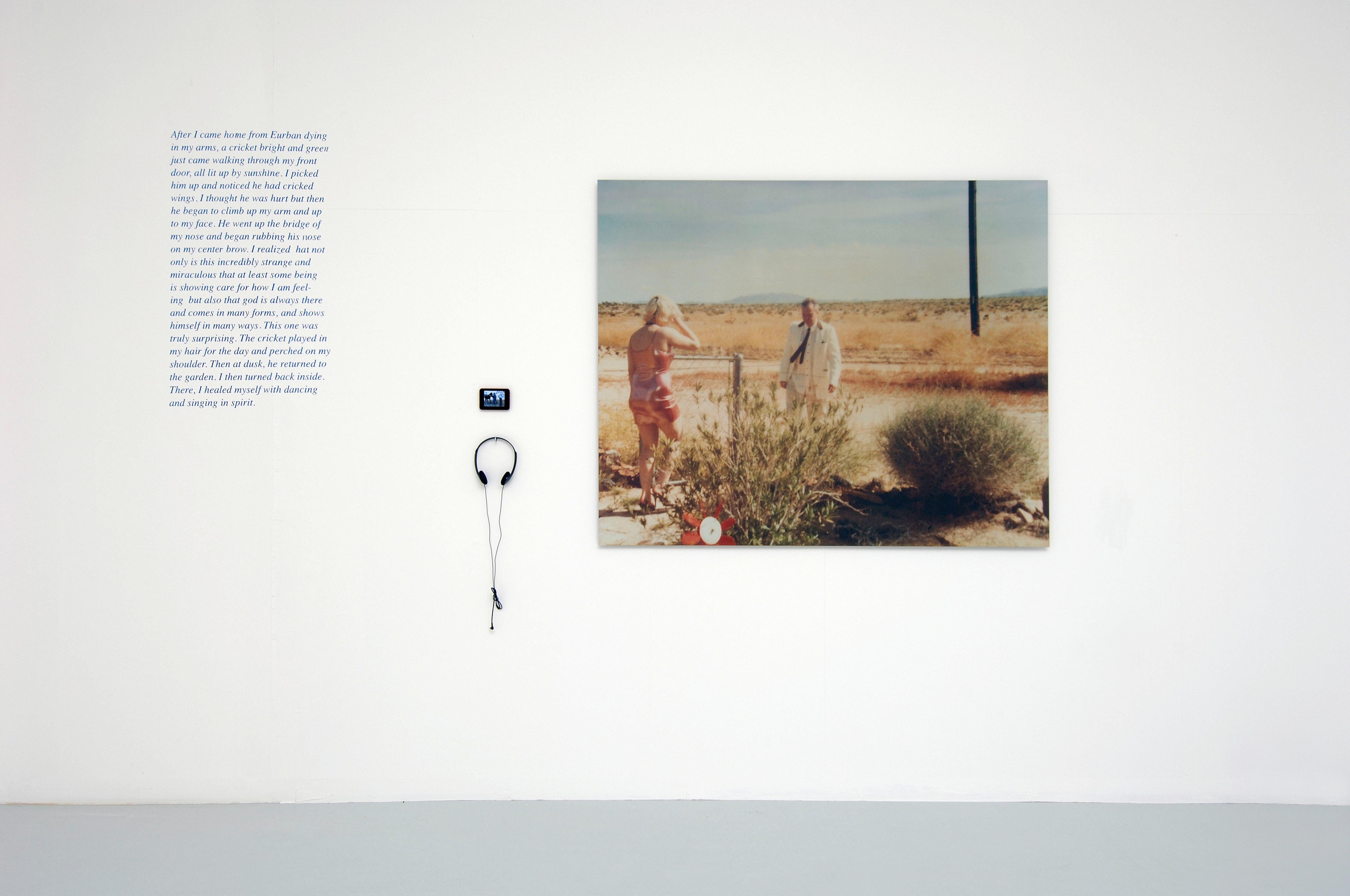Wonder Valley (29 Palms, CA) - analog, mounted, installation, music, video, text - Photograph by Stefanie Schneider
