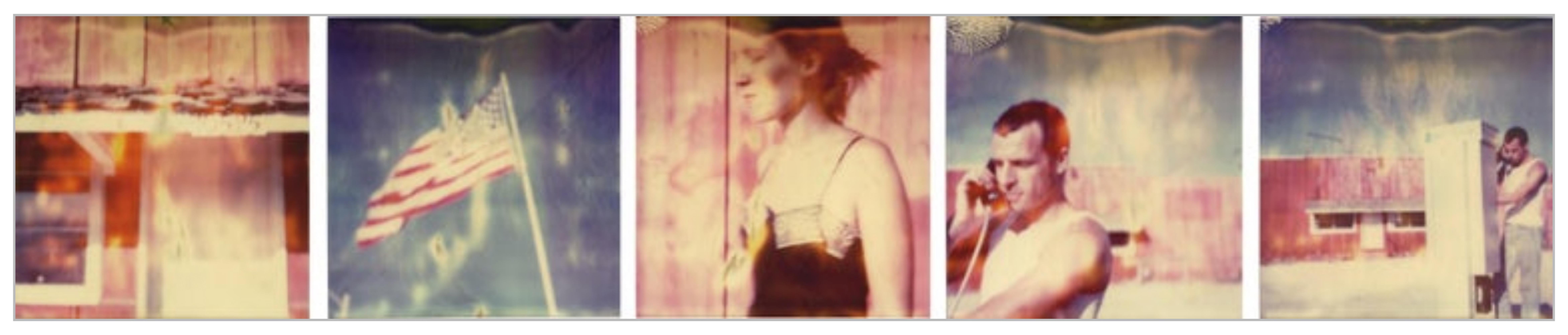 Stefanie Schneider Portrait Photograph - 10525 - Stranger than Paradise, 125x125cm each - Polaroid, 20th Century, Color